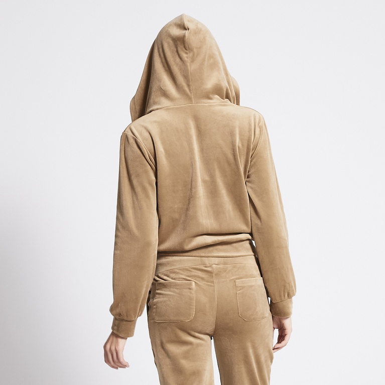 Velour hættetrøje "Ellie"